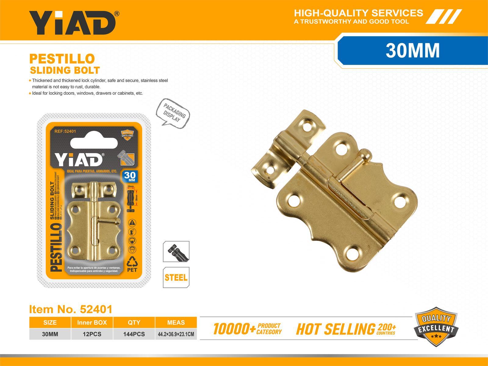 Perno, color dorado, ref. 52401