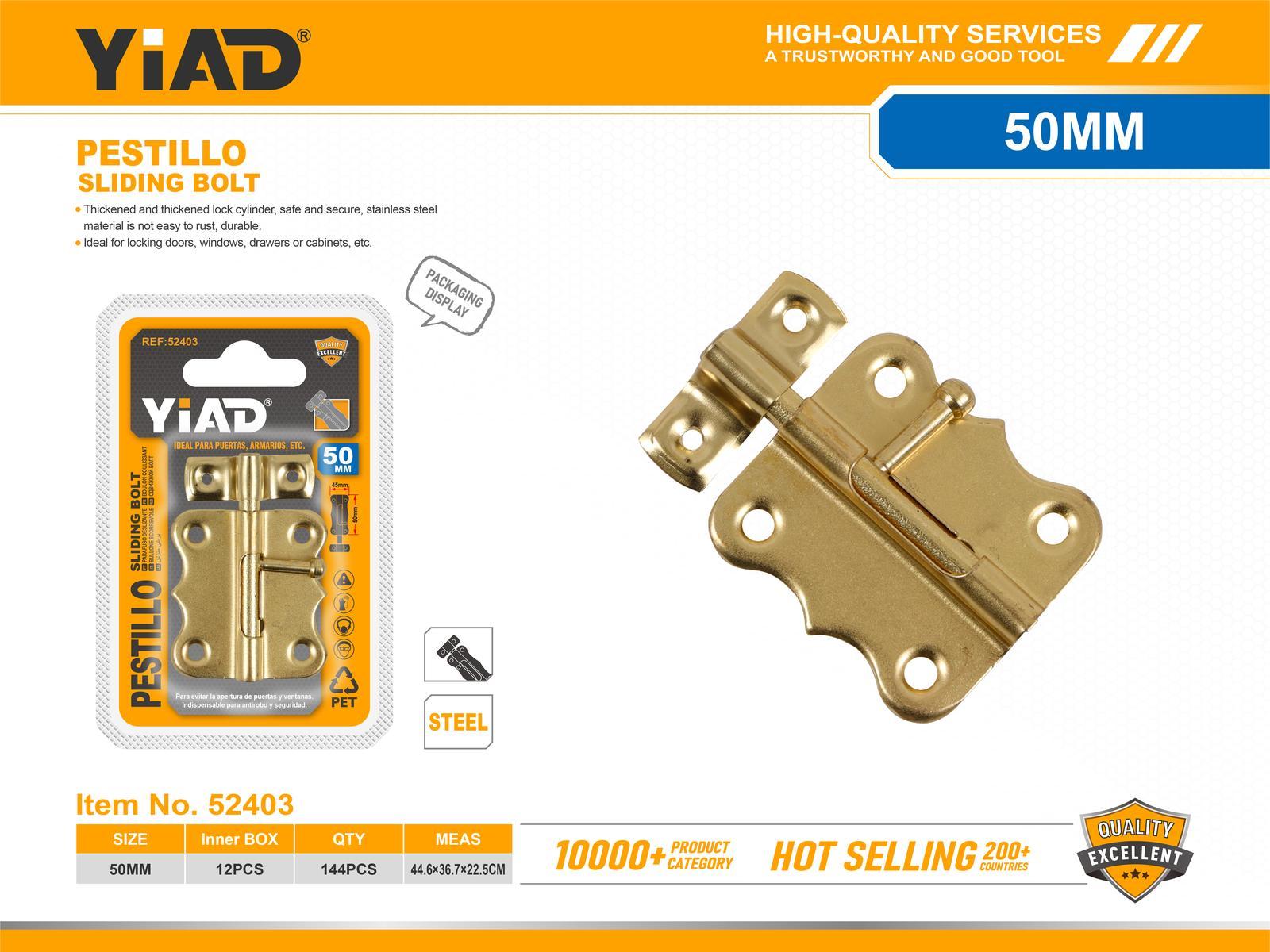 Perno, color dorado, ref. 52403
