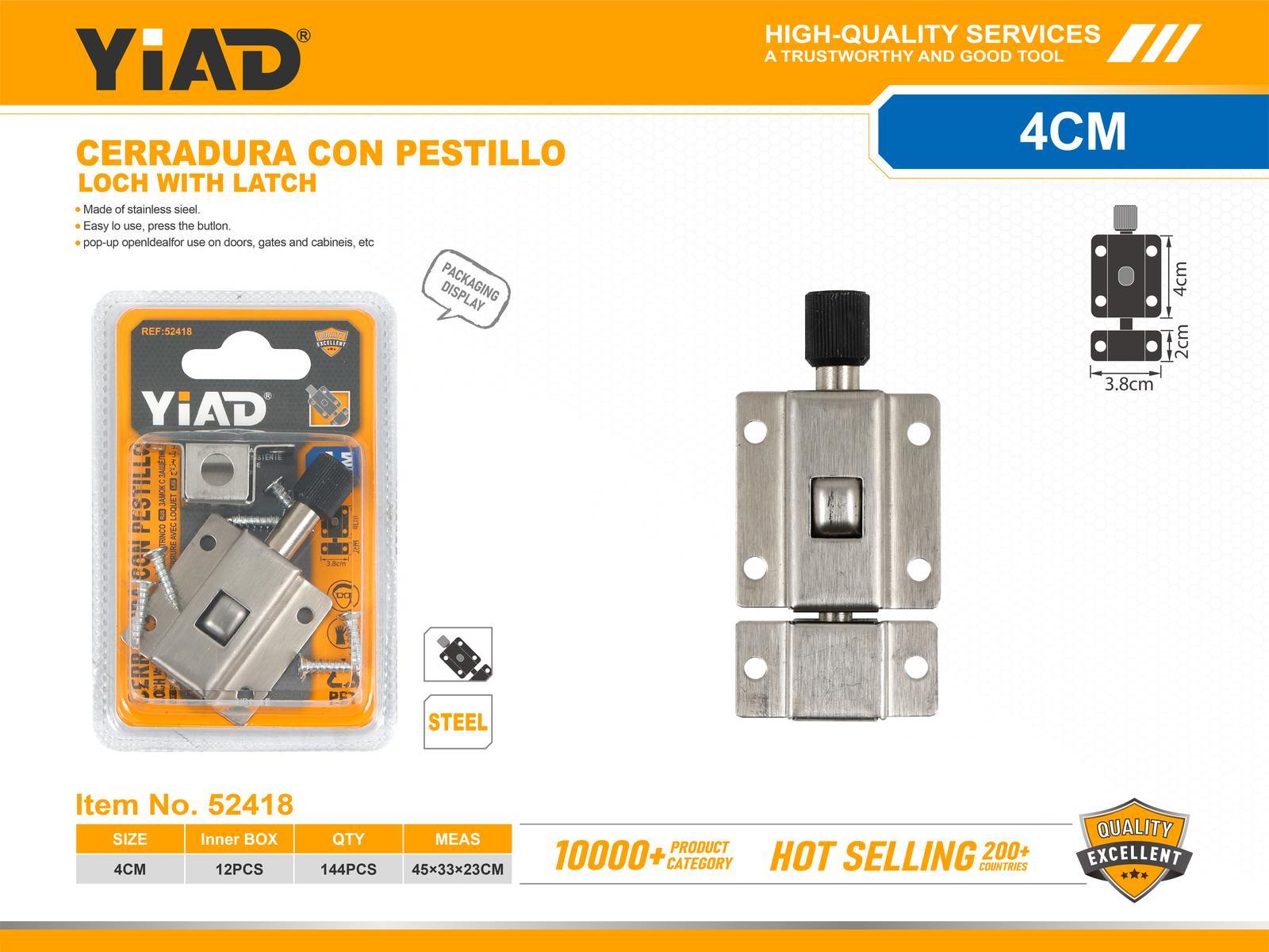 Perno, 2 pulgadas, ref. 52418