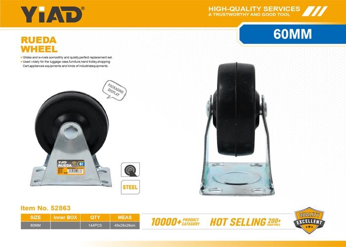 Ruedas de goma, 2,5 pulgadas, ref. 52863