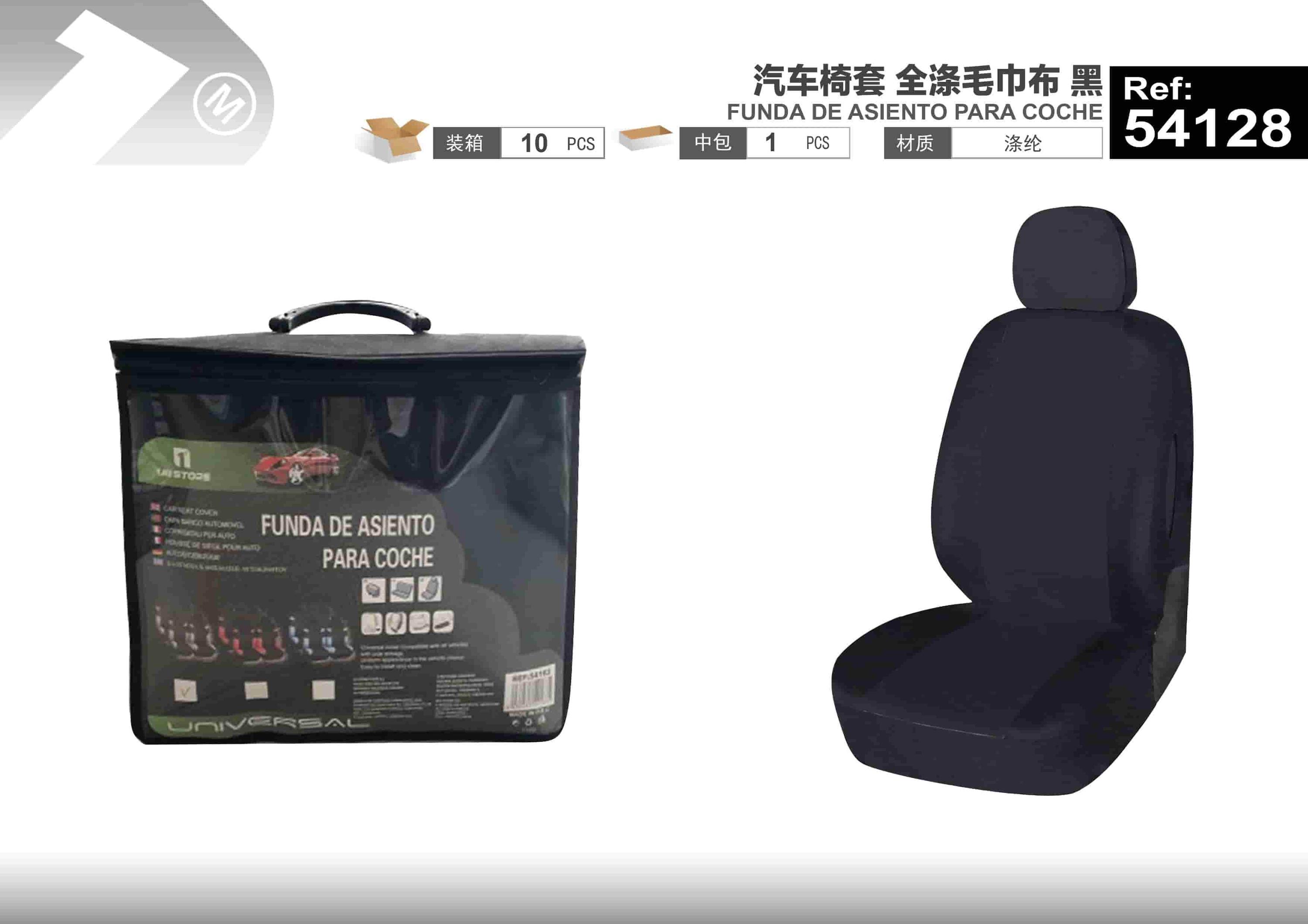 Fundas de asiento, modelo TY3907-, color negro