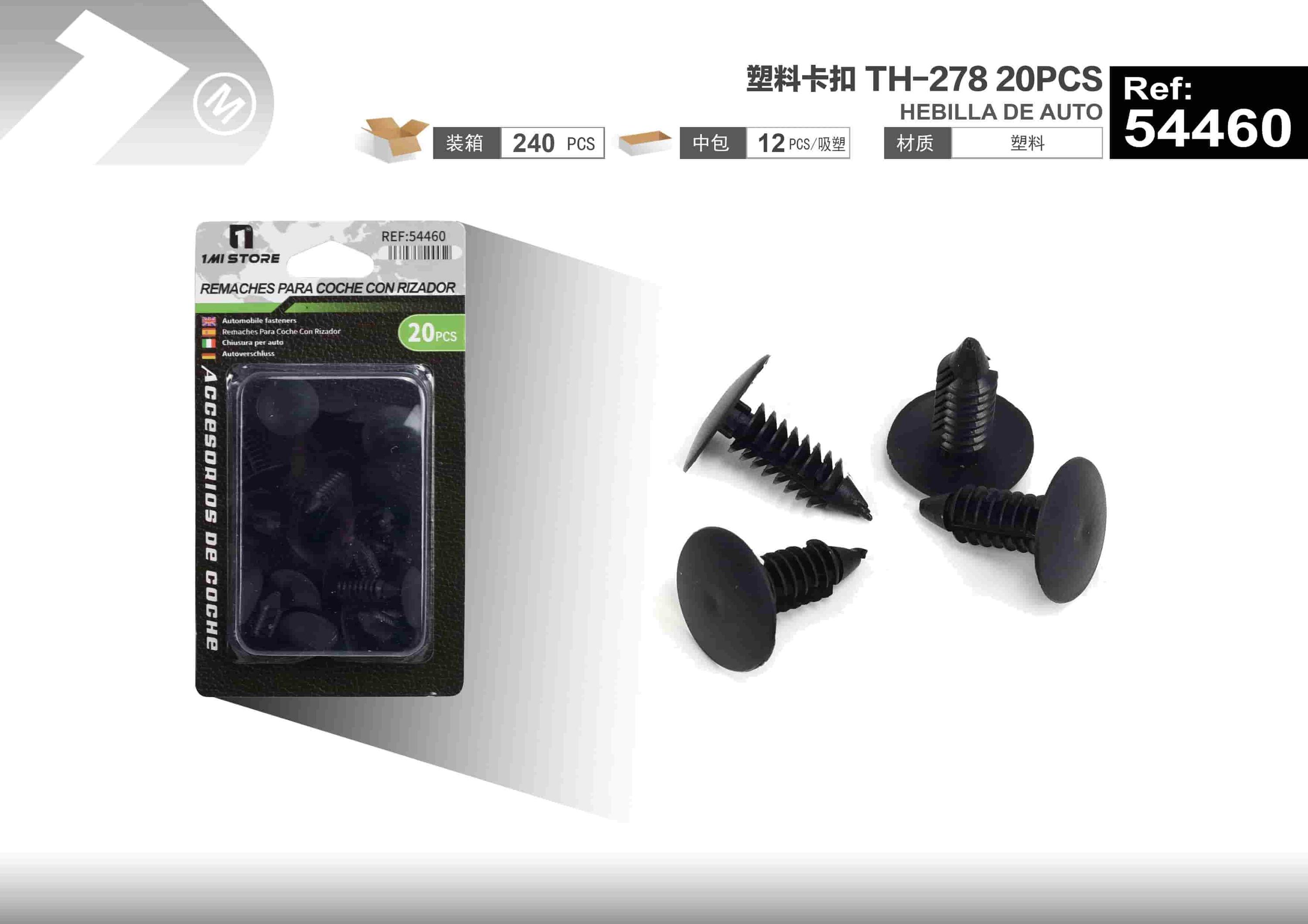 Hebillas de coche, modelo TH-278, 20 piezas