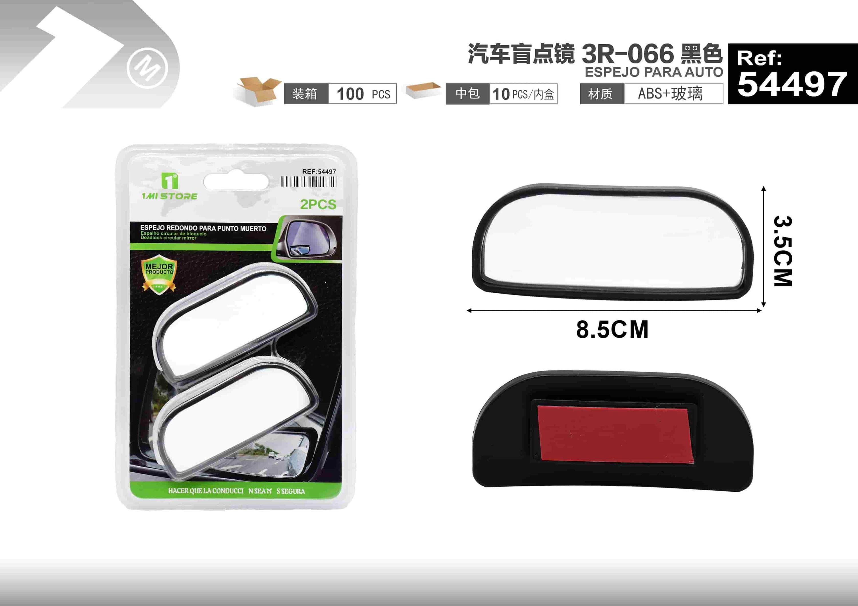 Espejos de coche, modelo 3R-066, color negro