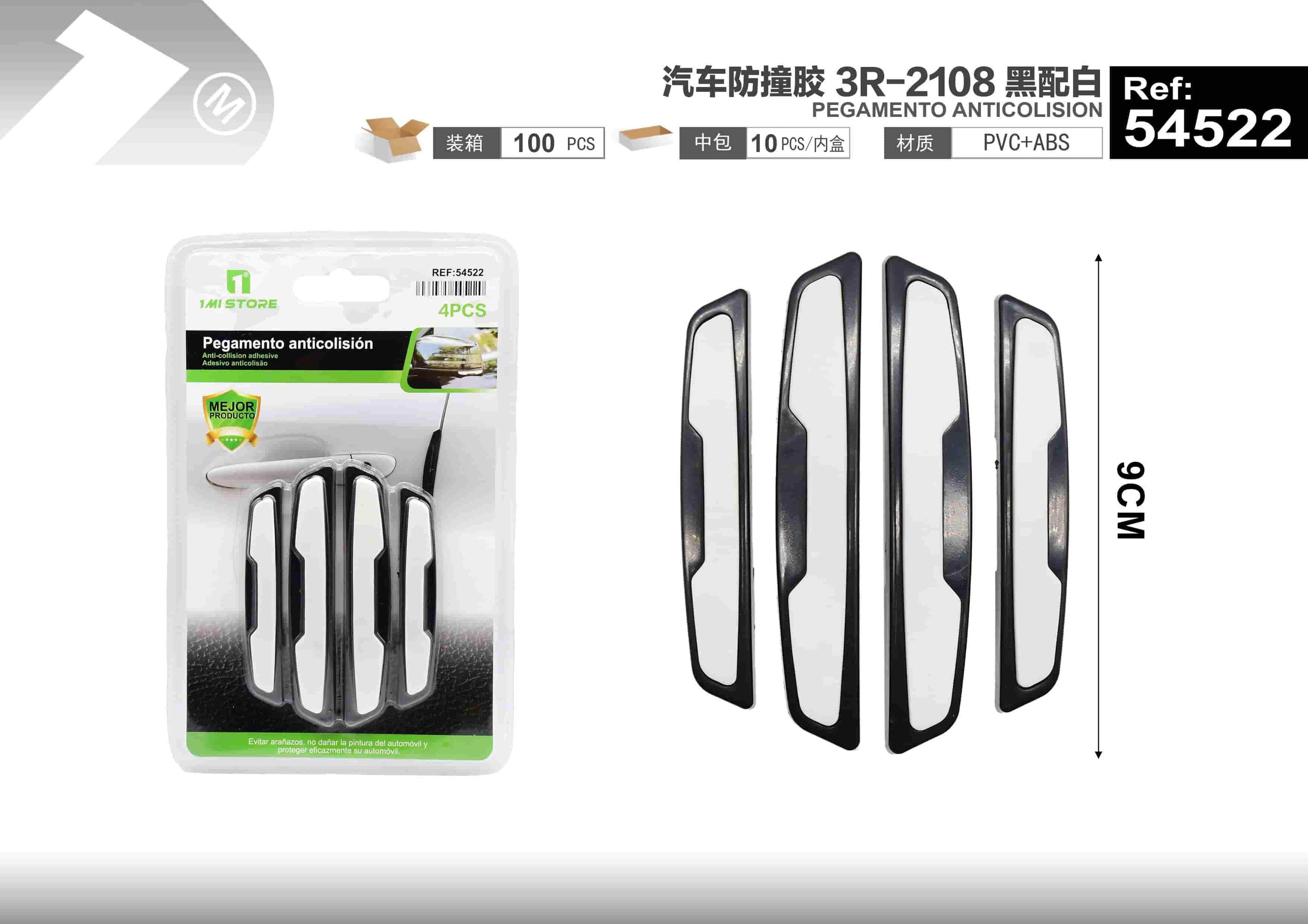 Accesorios de protección, modelo 3R-2108, colores negro y blanco