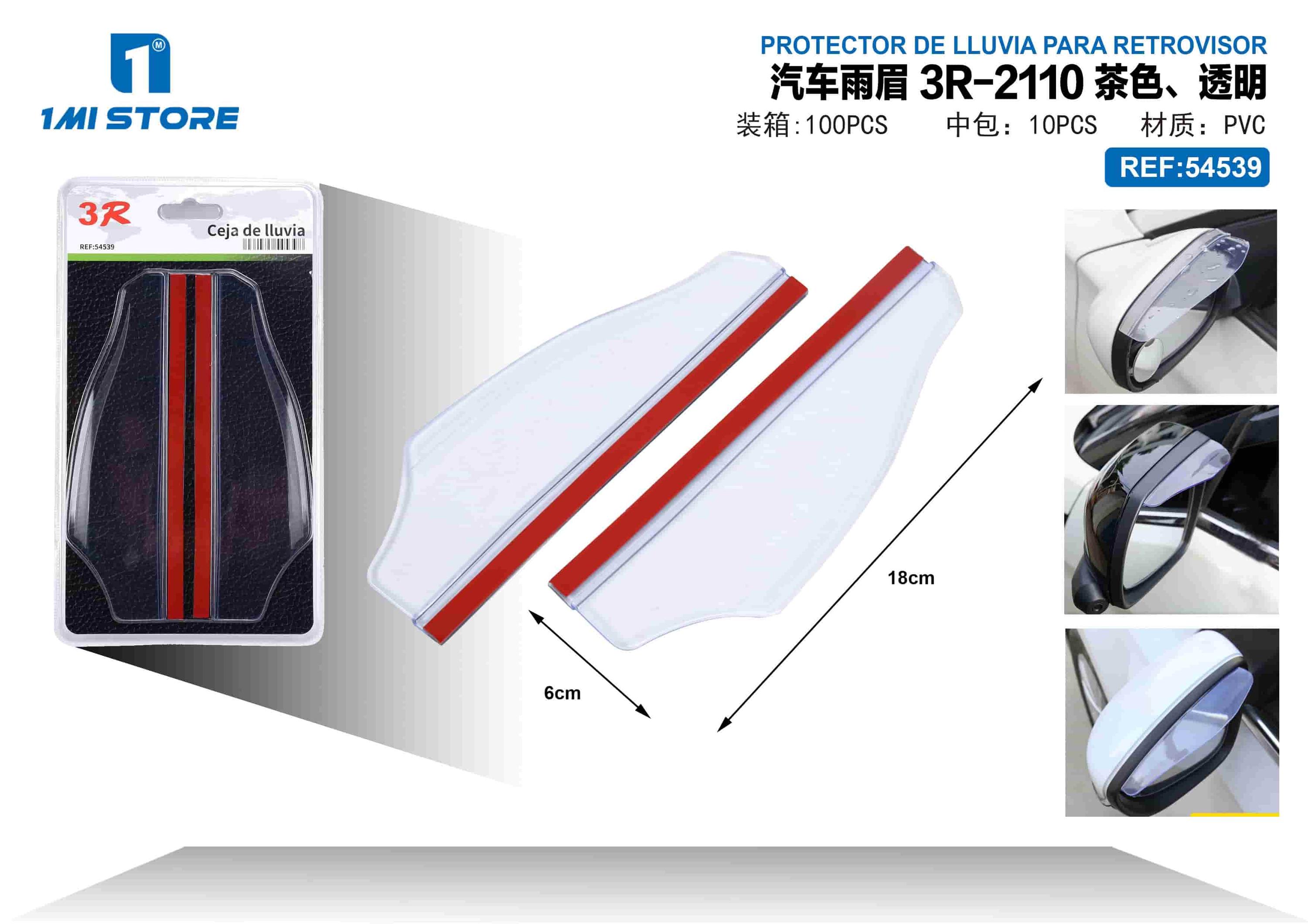 Accesorios de protección, modelo 3R-2110, color transparente