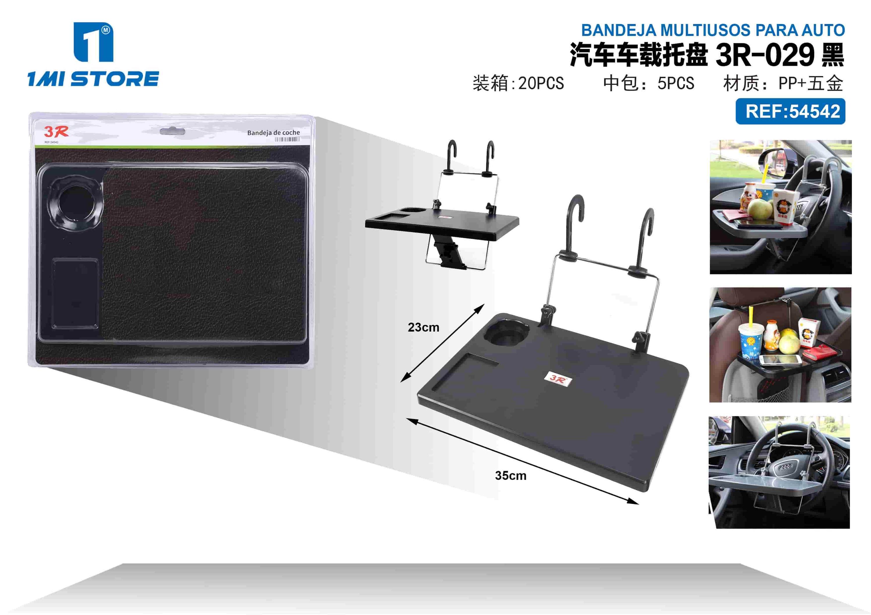 Almacenamiento de coche, modelo 3R-029, color negro