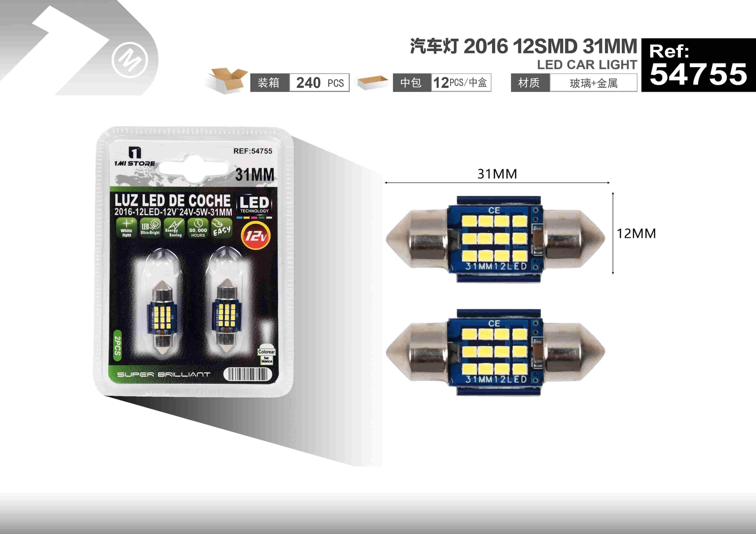 luces LED, 31 mm