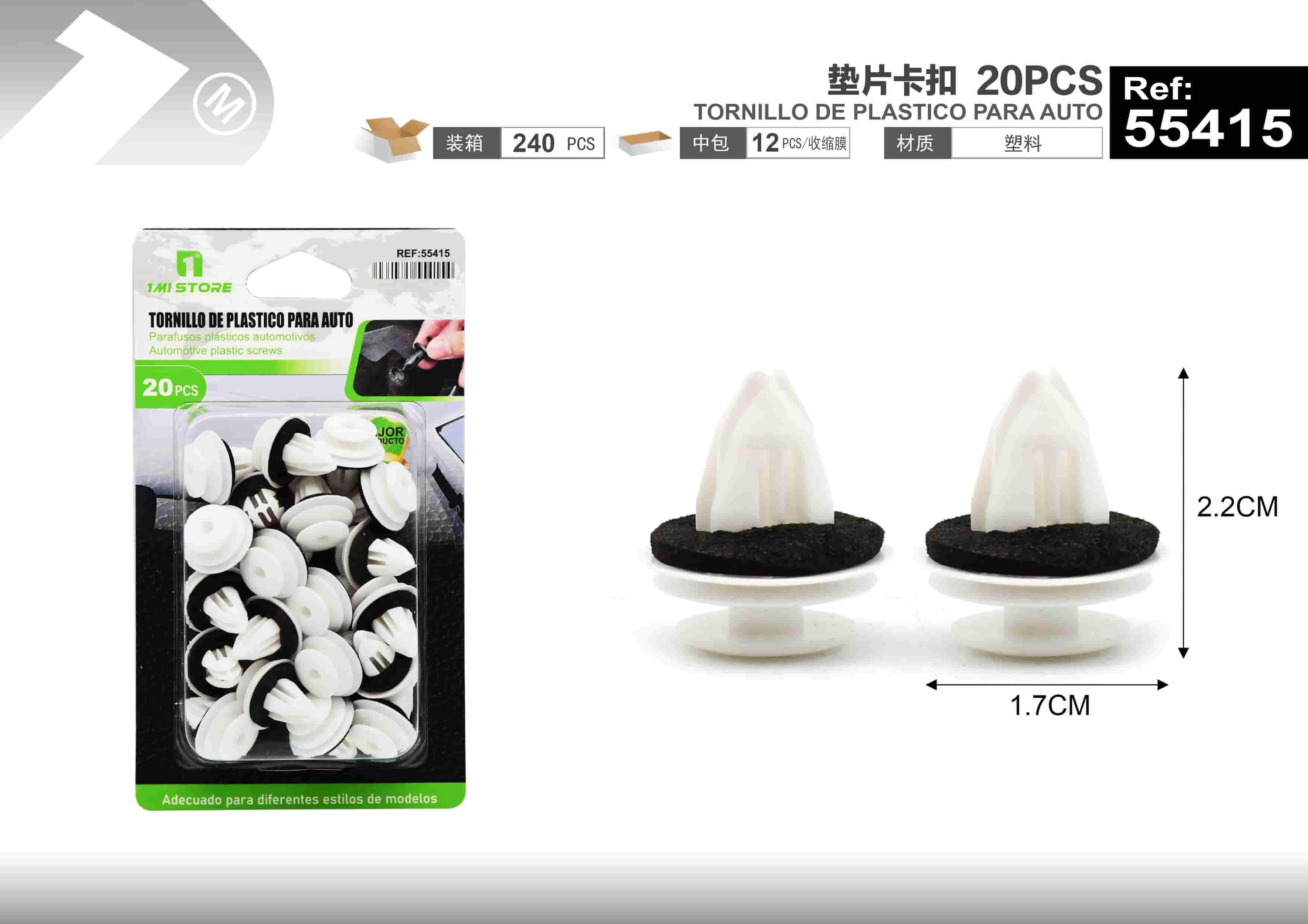 Hebillas de coche, 20 piezas, modelo 55415