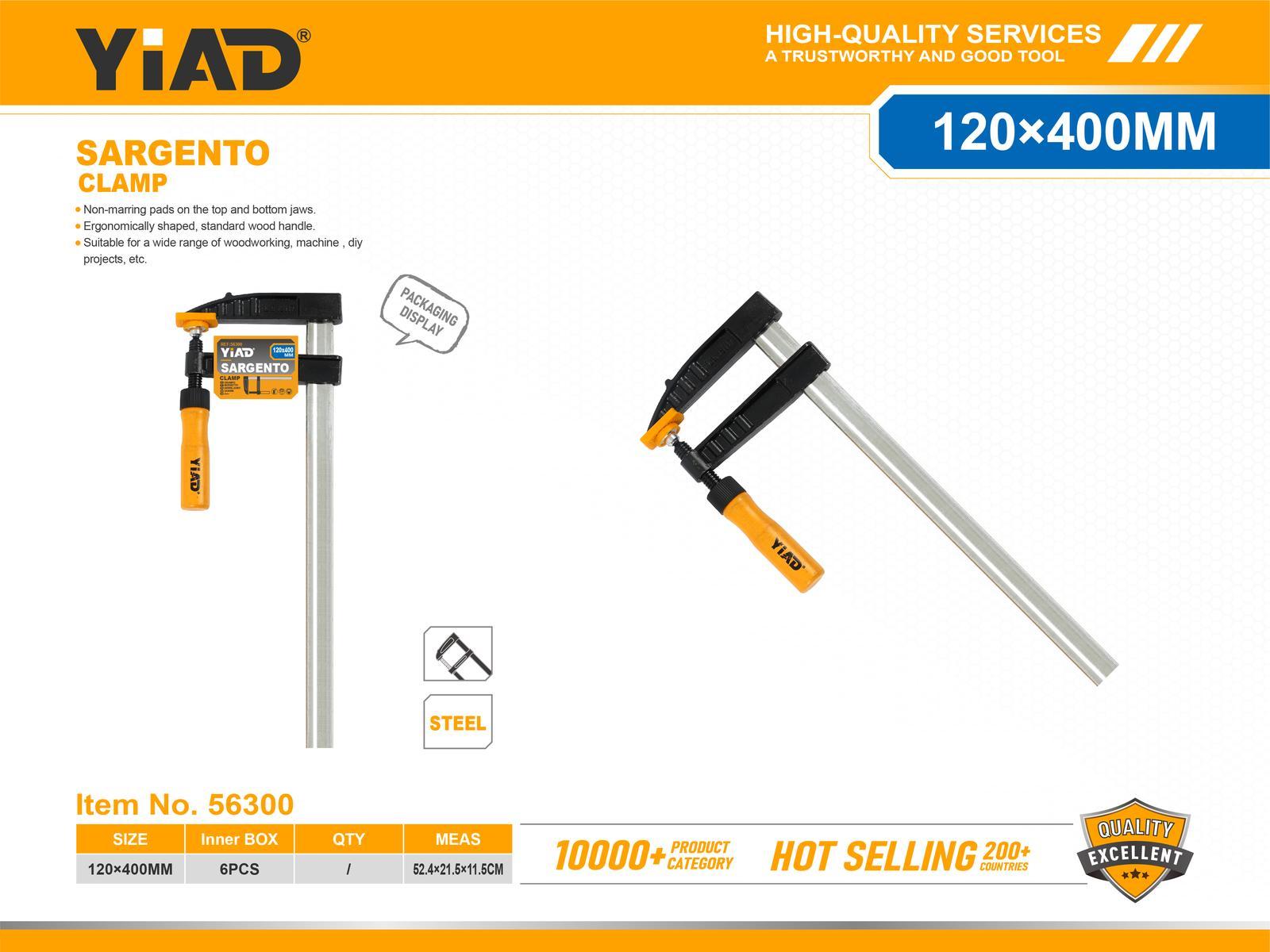 Serie de prensas para carpintería, 120 × 400 mm