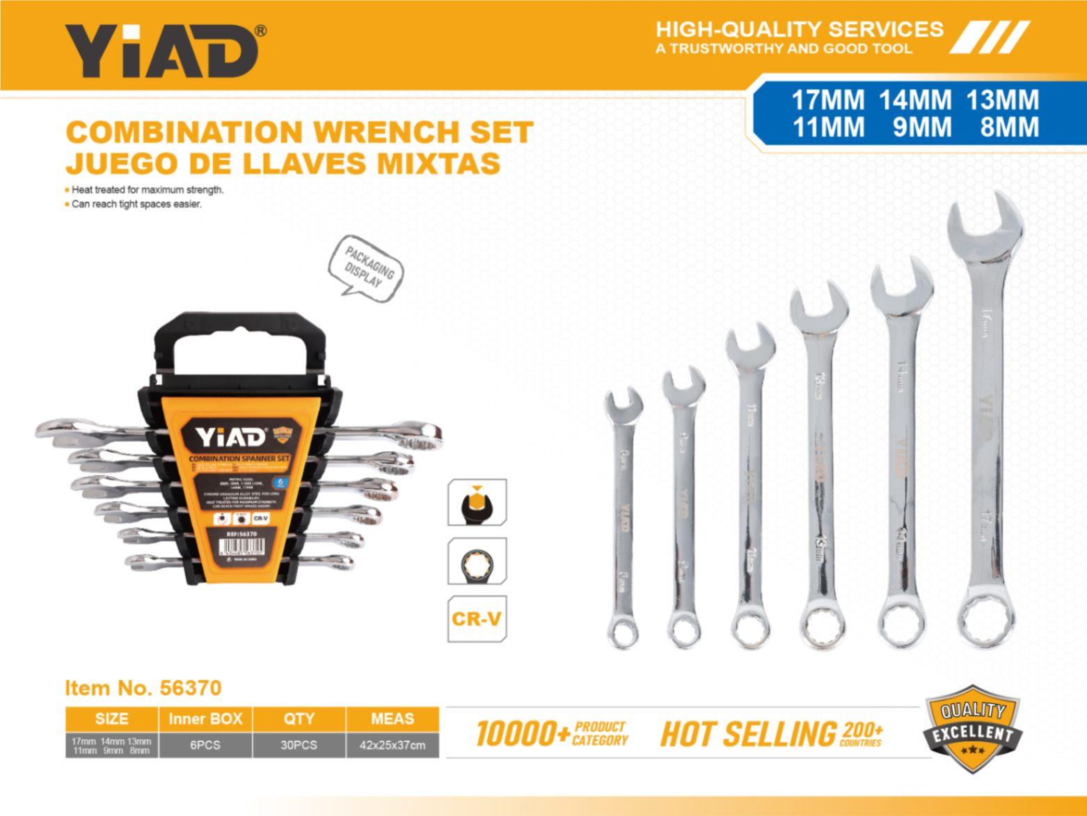 Serie de llaves, 6 piezas, ref. 56370