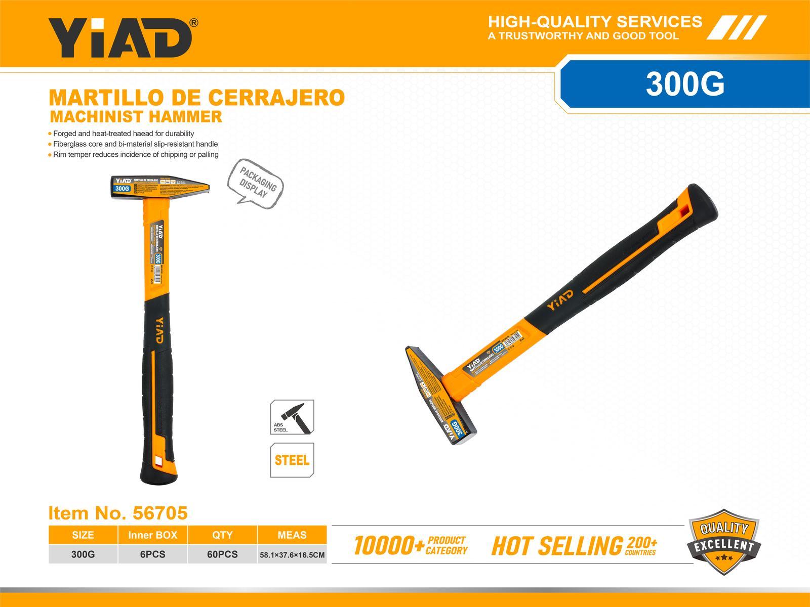 Martillo, 300 g, ref. 56705