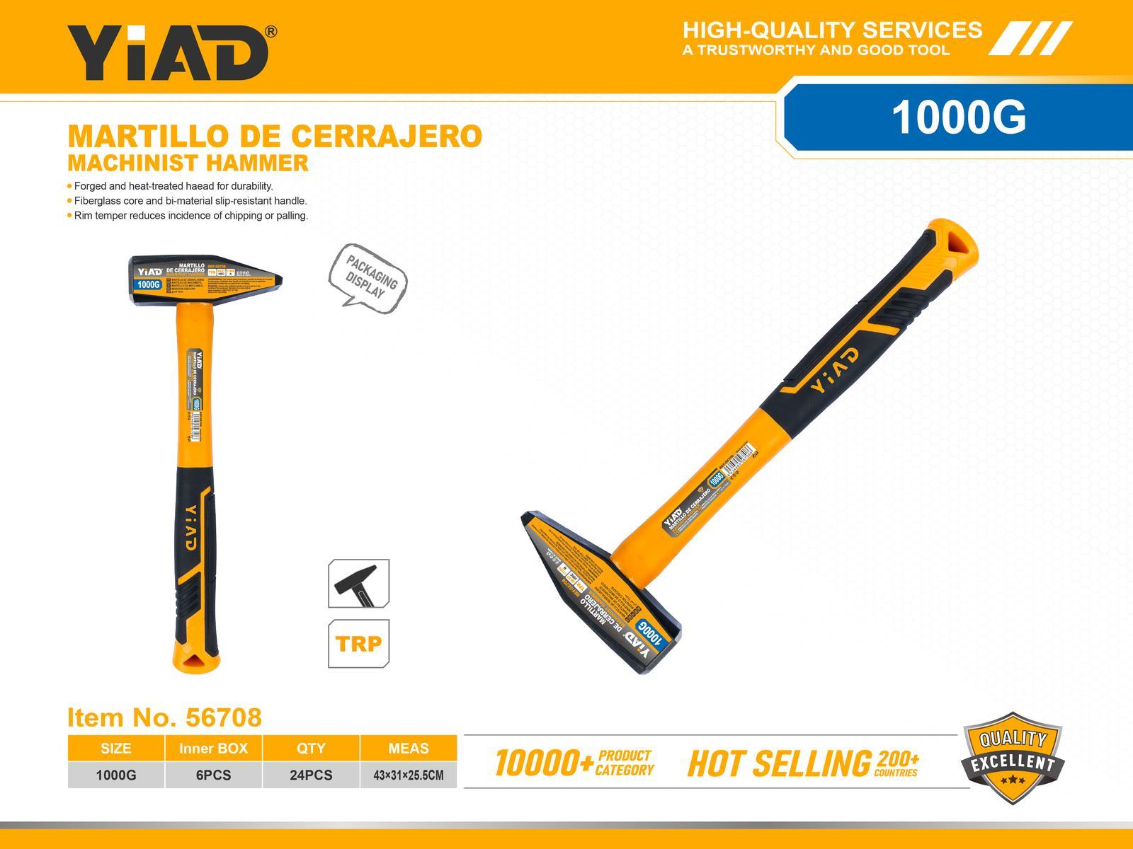 Martillo, 1000 g, ref. 56708