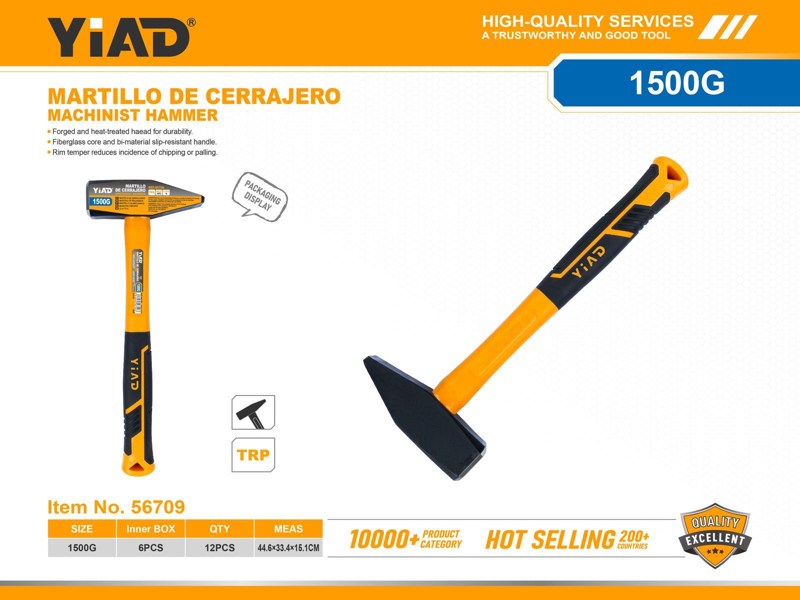 Martillo, 1500 g, ref. 56709