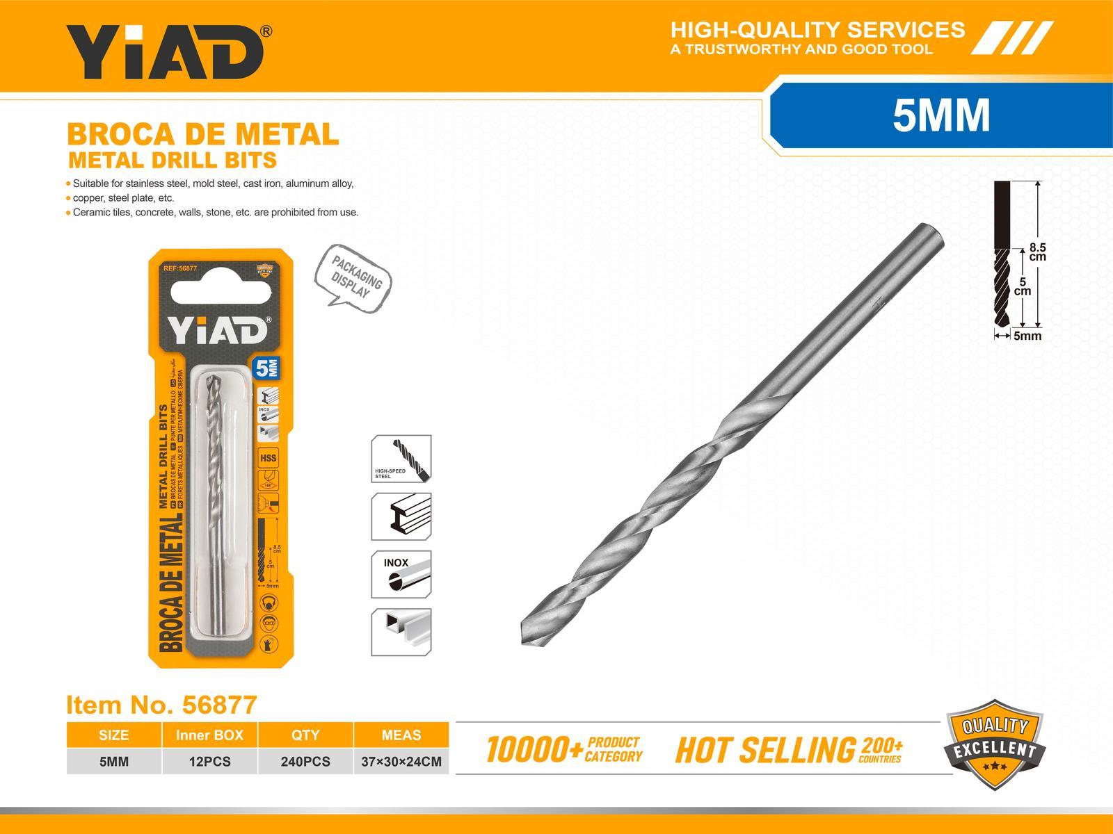 Serie de brocas, 5 mm, ref. 56877