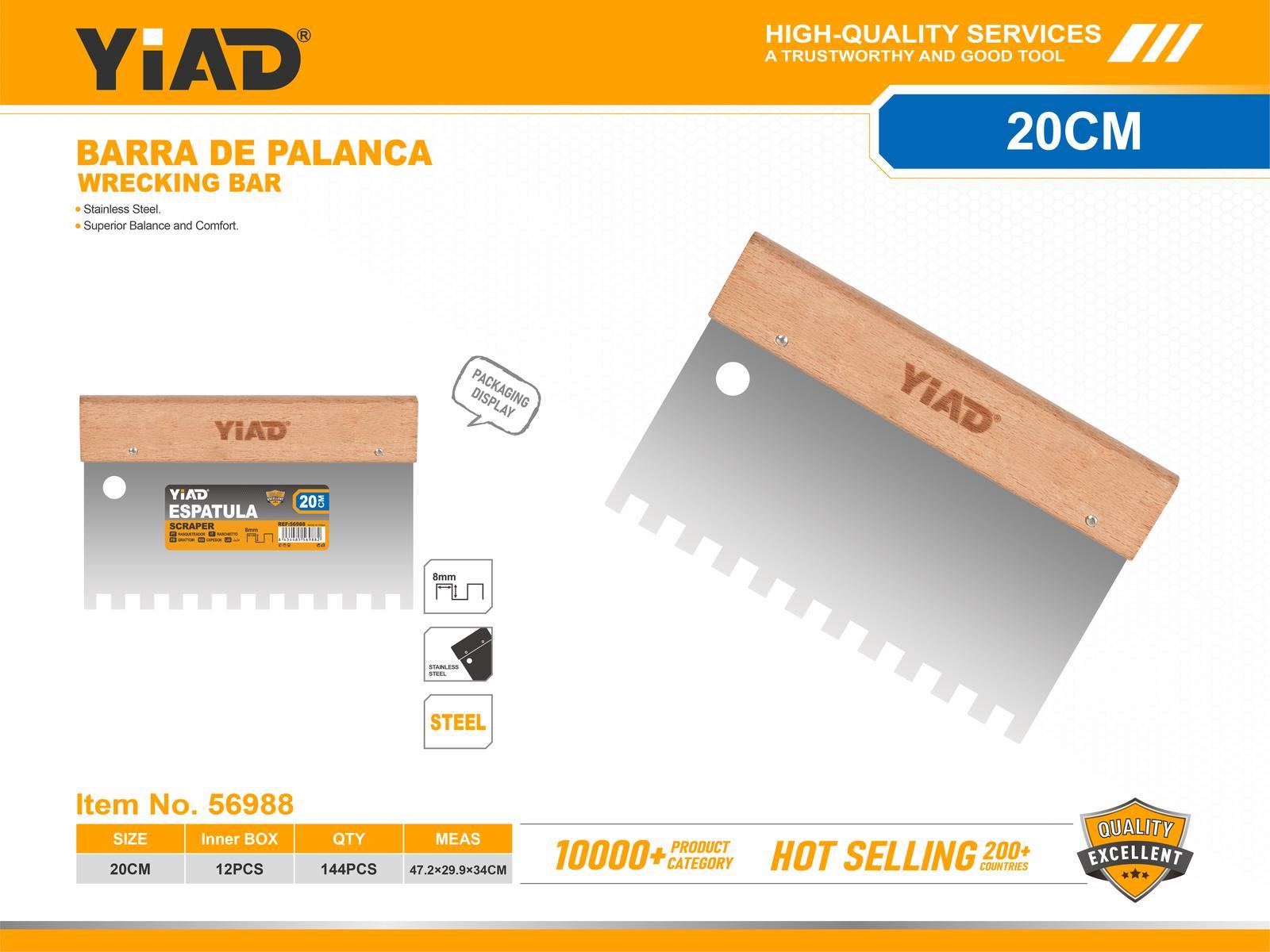 Raspador, 8 pulgadas, ref. 56988
