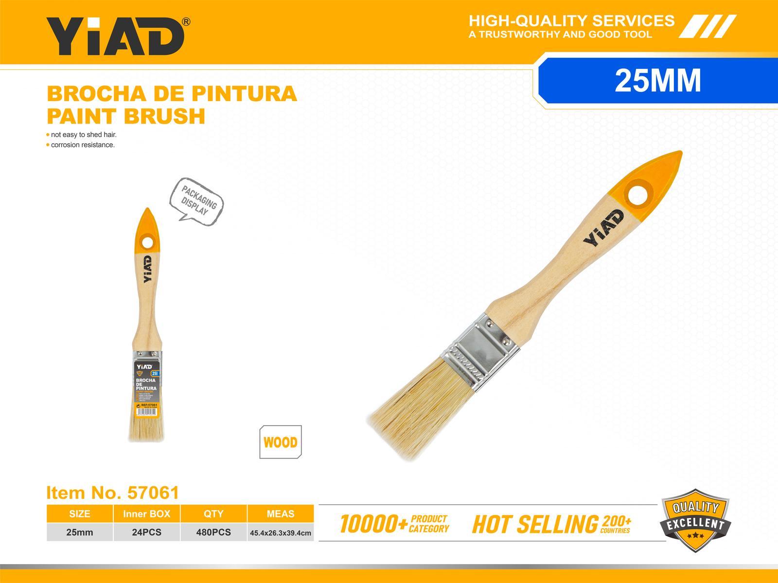 Brochas para pintura, 1 pulgadas, ref. 57061
