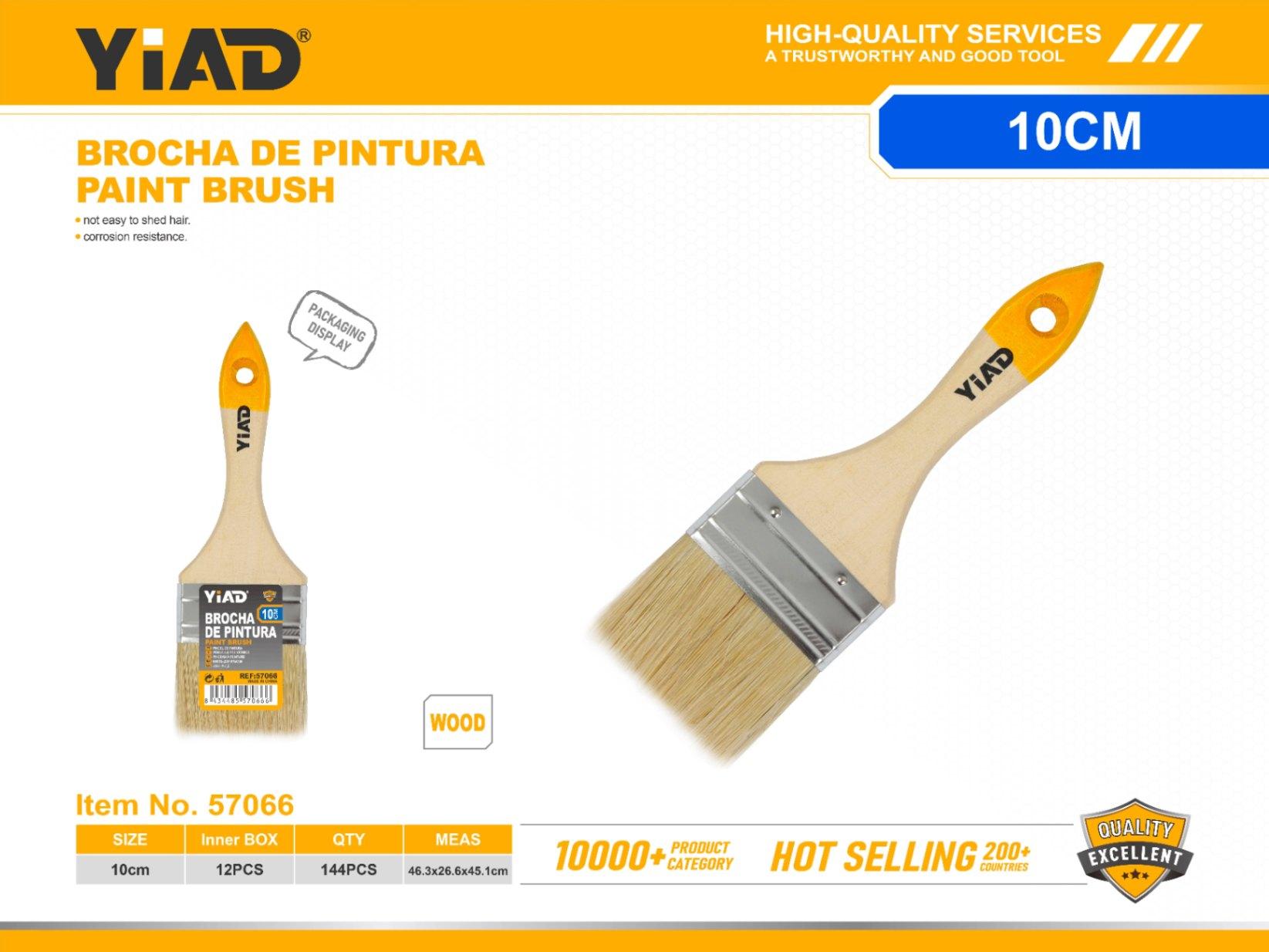 Brochas para pintura, 4 pulgadas, ref. 57066