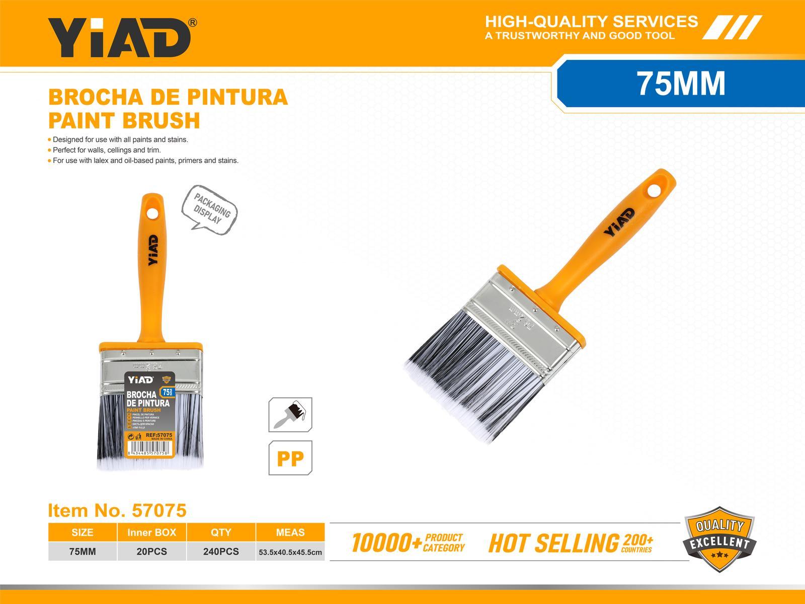Brochas para pintura, 3 pulgadas, ref. 57075
