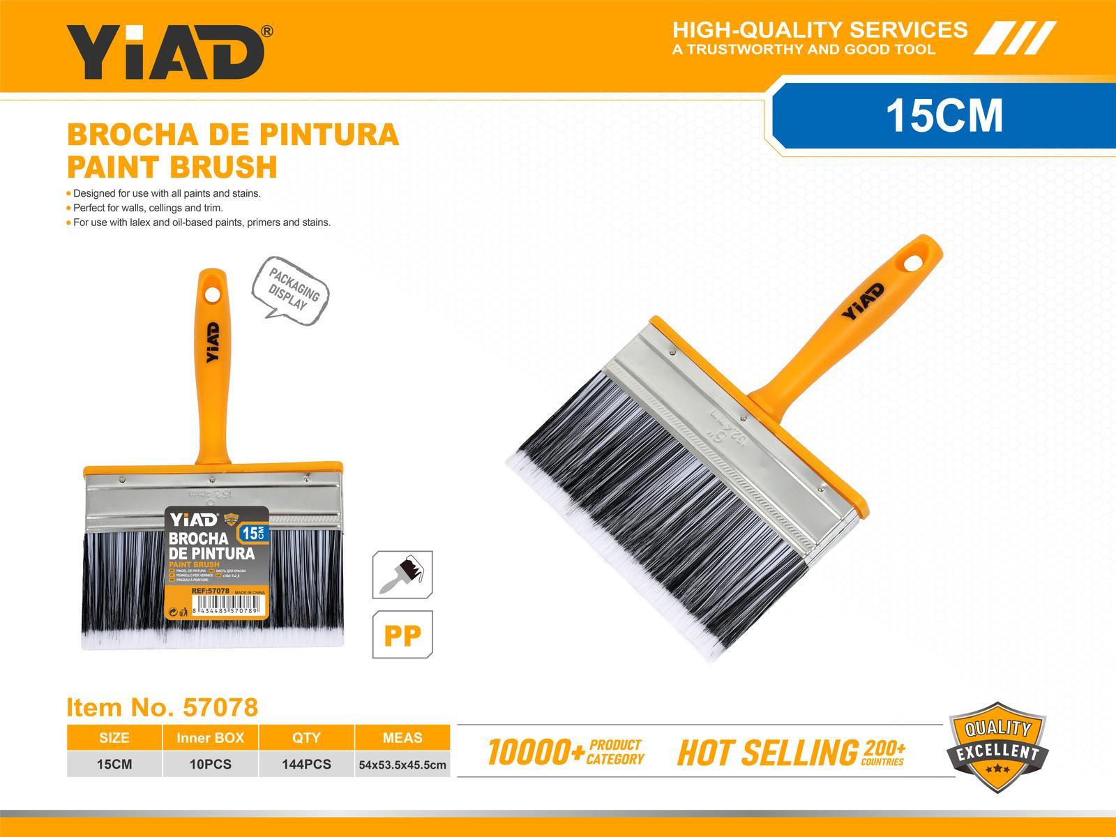 Brochas para pintura, 6 pulgadas
