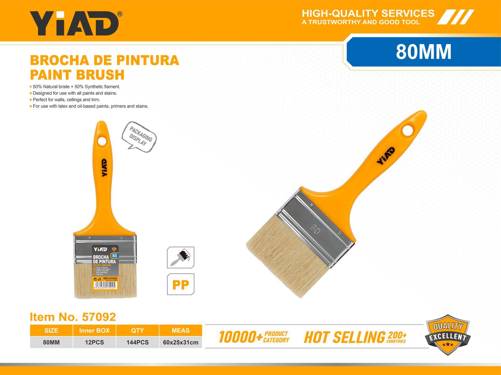 Brochas para pintura, 80 mm