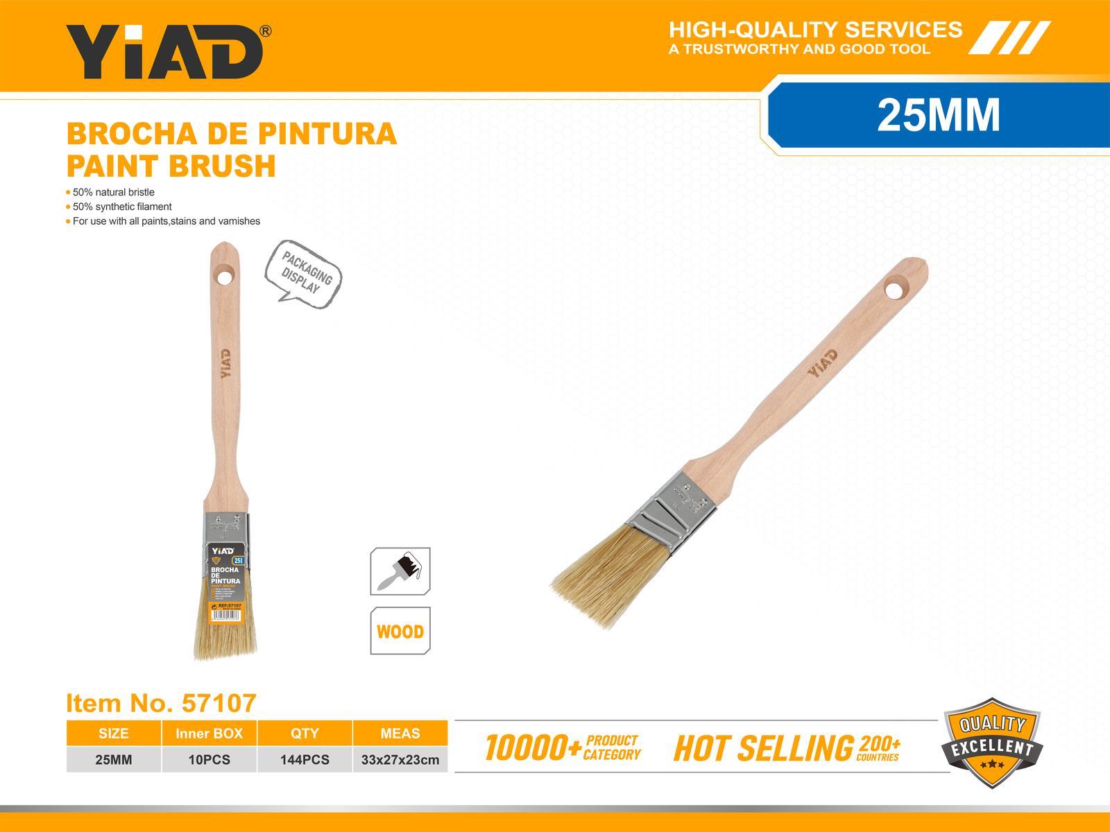 Brochas para pintura, 25 mm