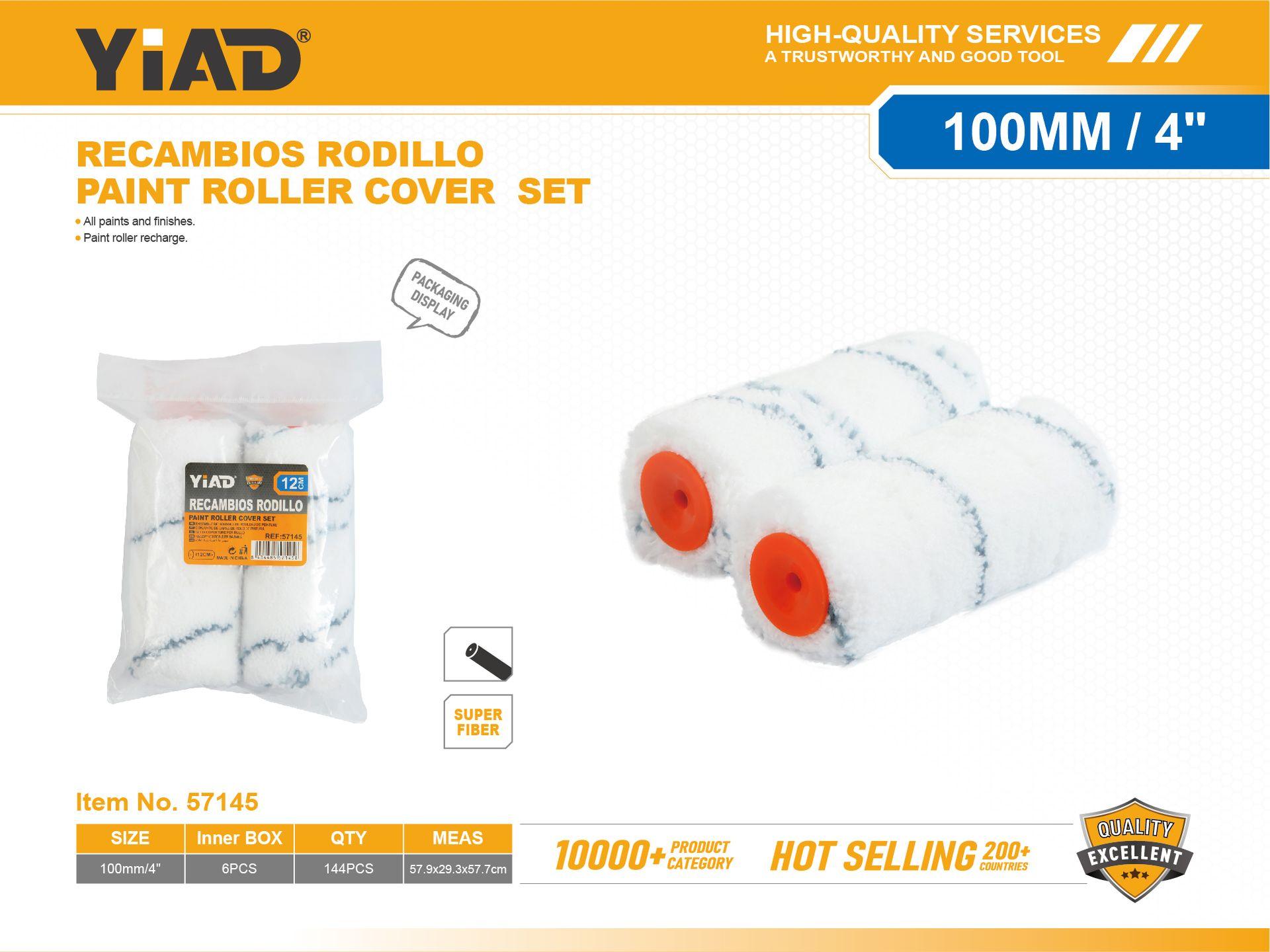 Rodillos para pintura, 5 pulgadas, 125 mm, 2 piezas, ref. 57145