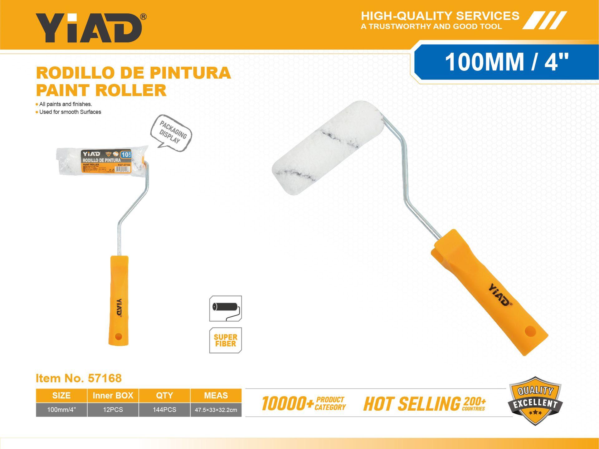 Rodillos para pintura, 4 pulgadas, 30 cm, ref. 57168