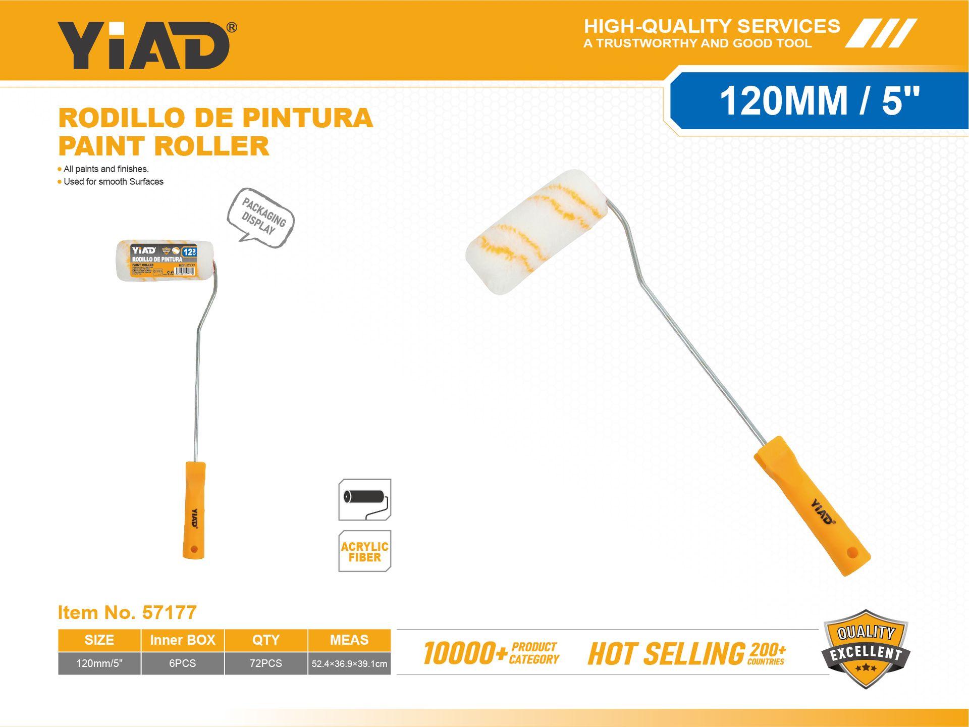 Rodillos para pintura, 5 pulgadas, 40 cm, ref. 57177