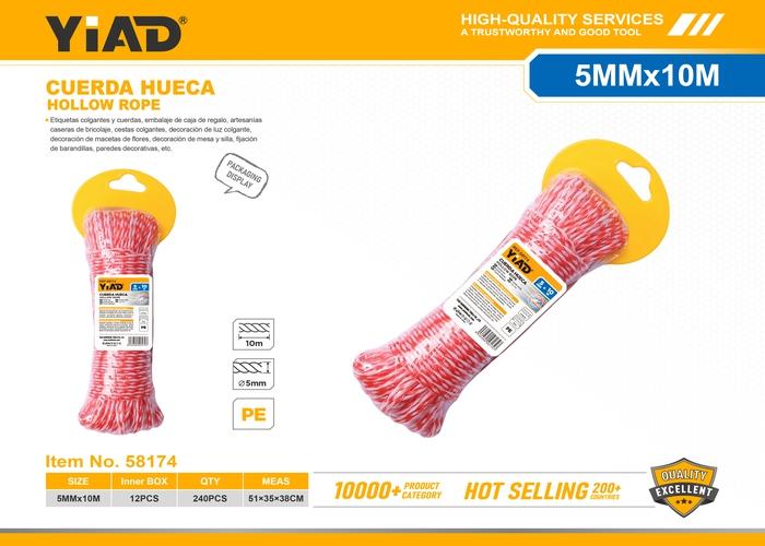 Cuerda de nailon, 5 mm, 10 m, ref. 58174