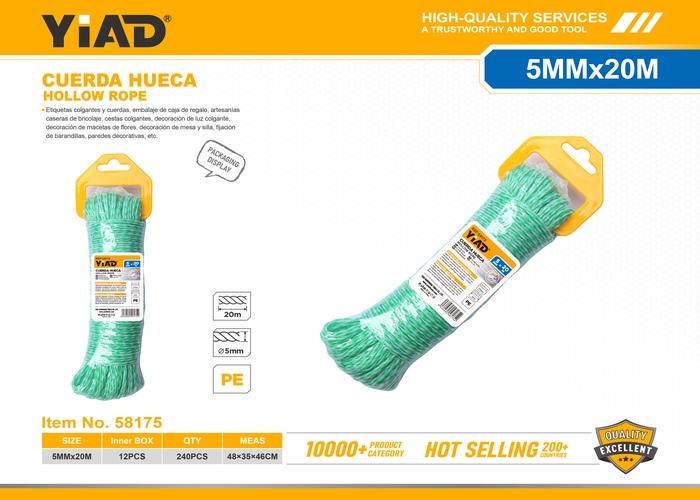 Cuerda de nailon, 5 mm, 20 m, ref. 58175