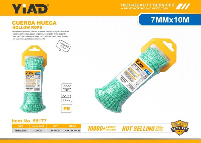 Cuerda de nailon, 7 mm, 10 m