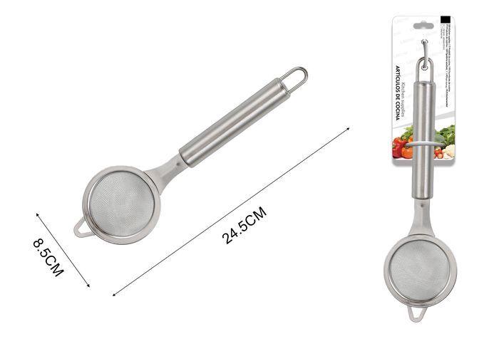 Utensilios de cocina con mango tubular redondo, 24,5 × 8,5 × 6,5 cm