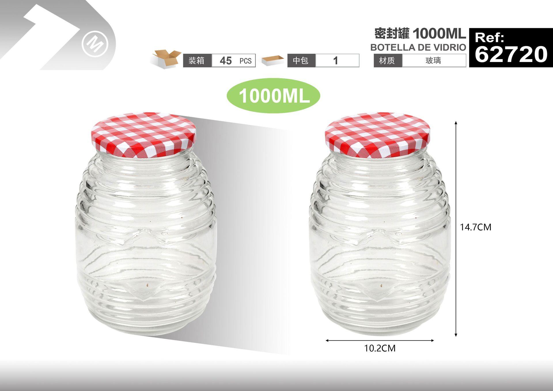 Frasco hermético, 1000 ml, ref. 62720