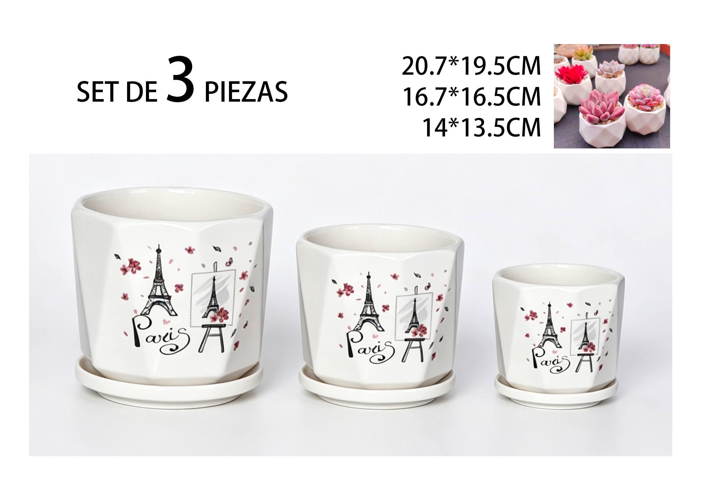 Macetas de cerámica, modelo TX67321