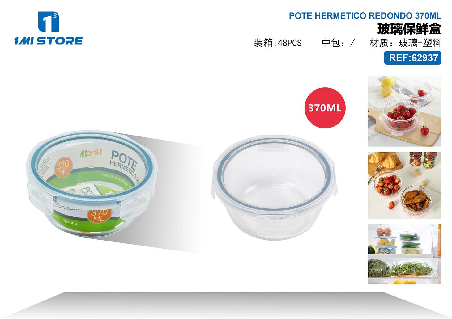 Recipiente para conservar alimentos, 370 ml