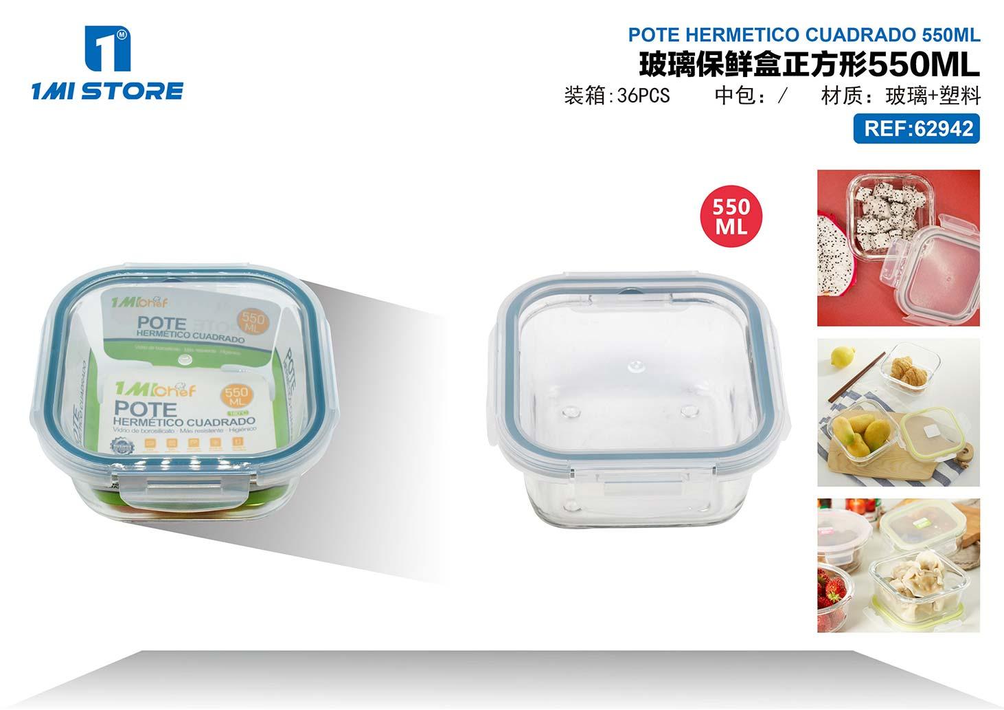 Recipiente para conservar alimentos, 550 ml