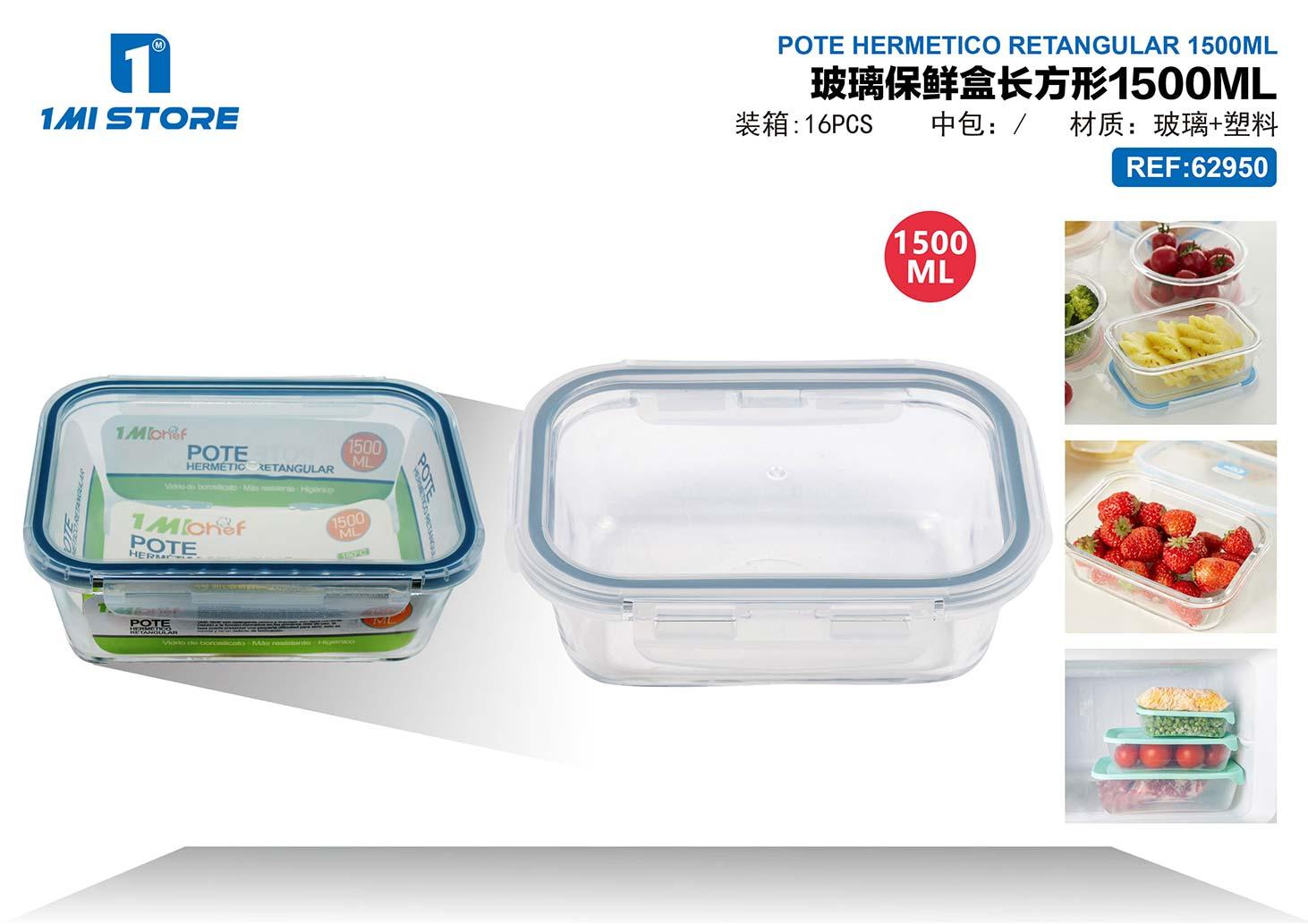 Recipiente para conservar alimentos, 1500 ml