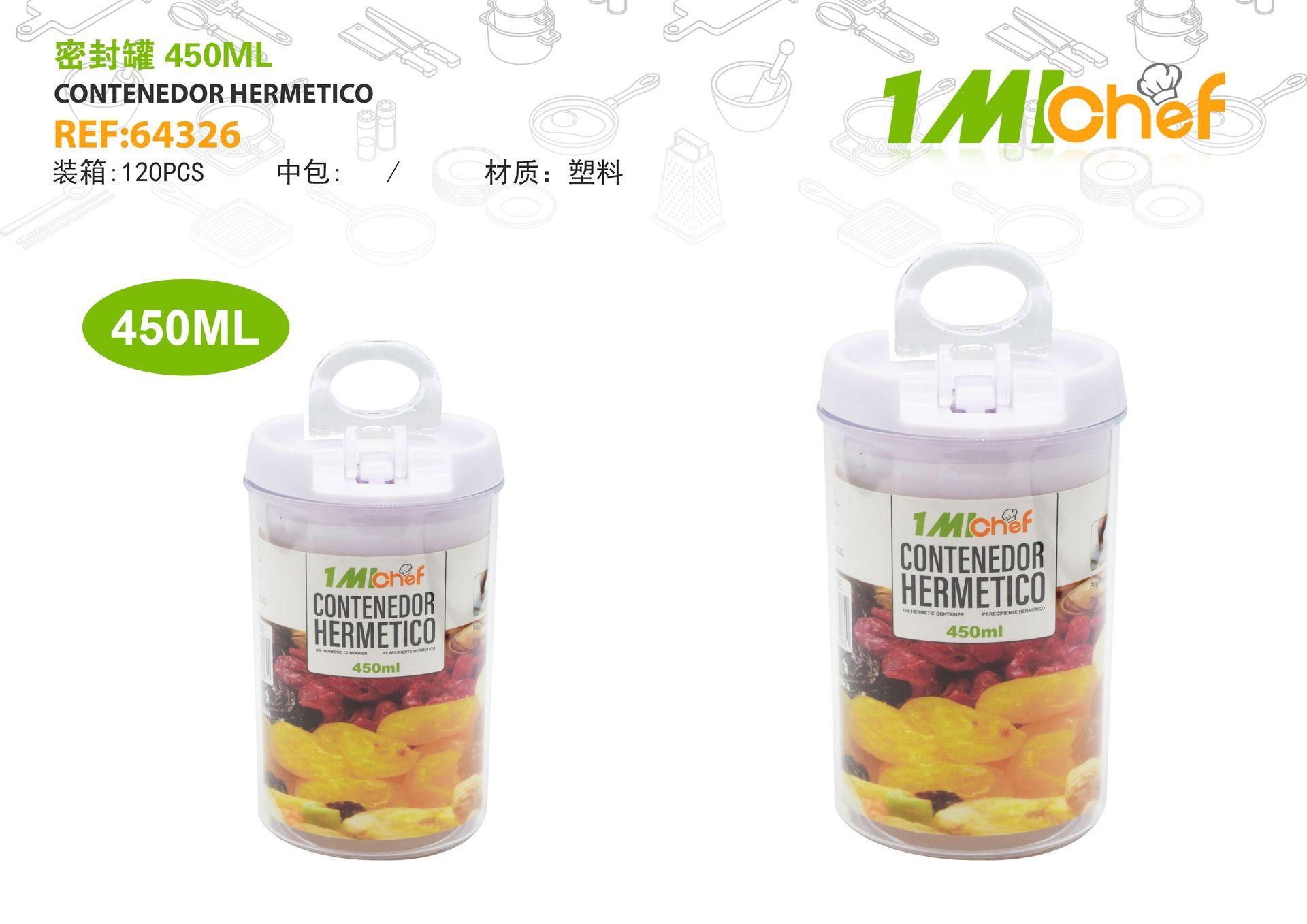 Frasco hermético, modelo JF87168, 450 ml