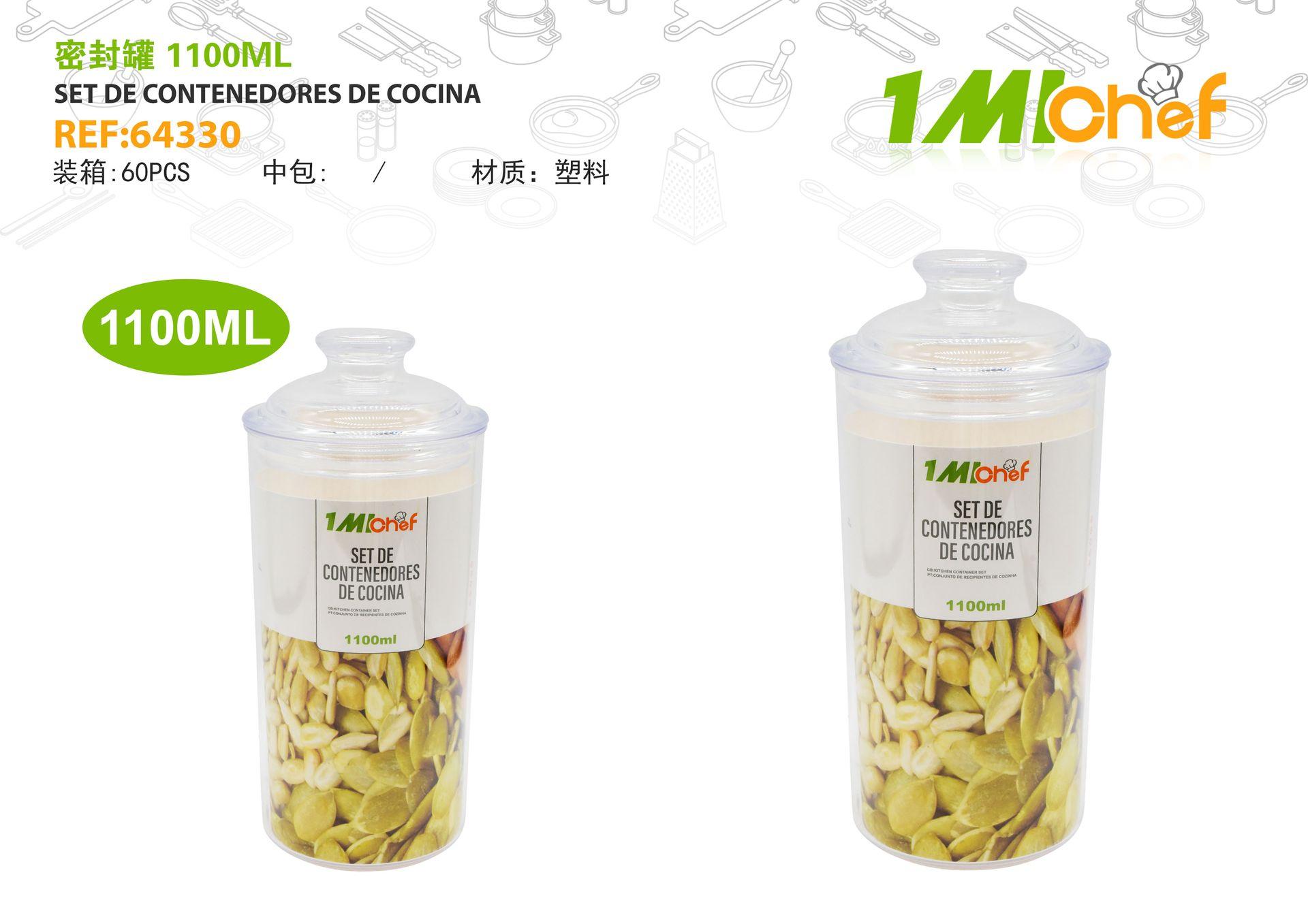 Frasco hermético, modelo JF97954, 1100 ml