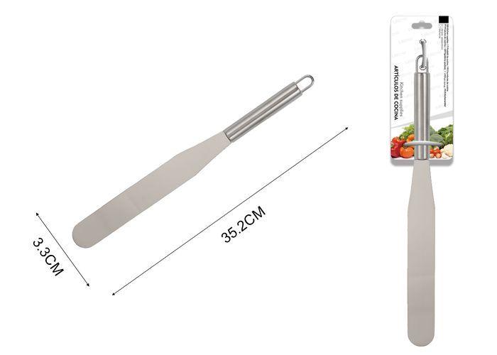Utensilios de cocina con mango tubular redondo, 35,2 × 3,3 × 2 cm
