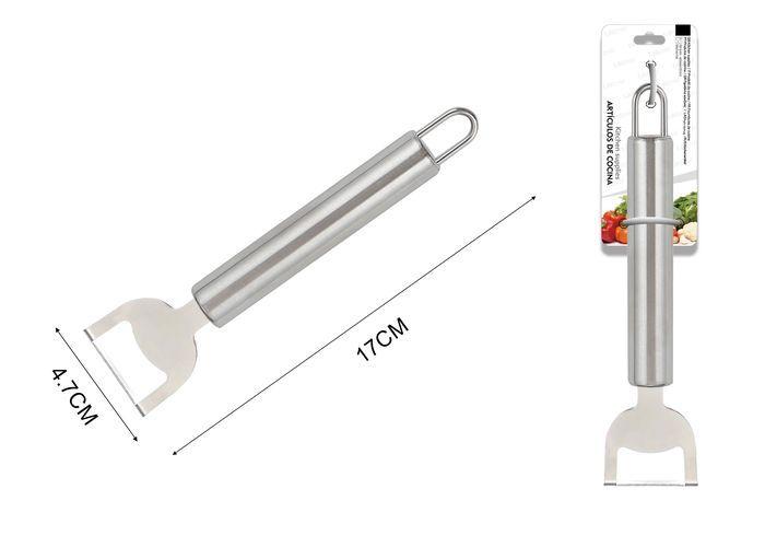 Utensilios de cocina con mango tubular redondo, 17 × 4,7 × 2 cm