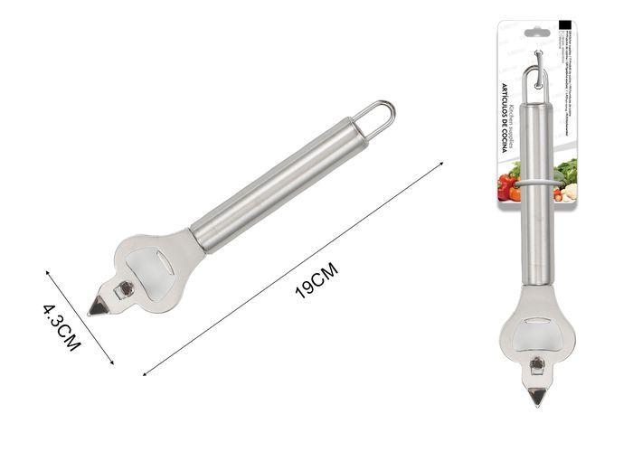Utensilios de cocina con mango tubular redondo, 19 × 4,3 × 2 cm