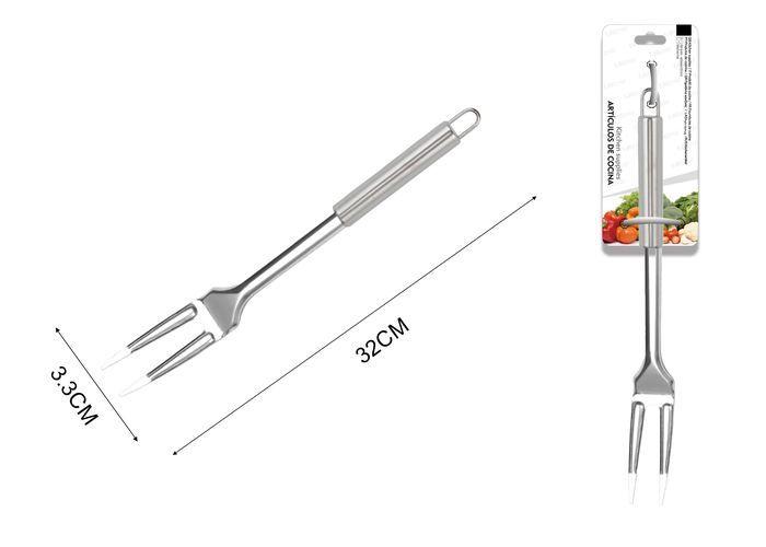 Utensilios de cocina con mango tubular redondo, 32 × 3,3 × 2,5 cm
