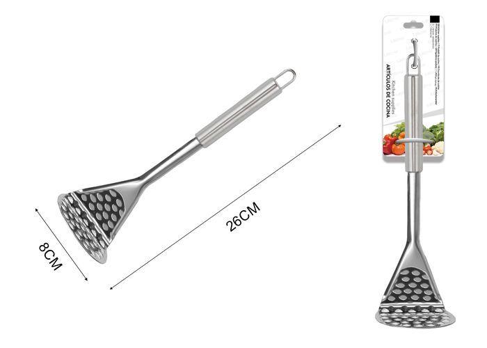 Utensilios de cocina con mango tubular redondo, 26 × 8 × 7,5 cm