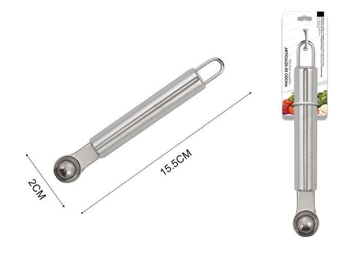 Utensilios de cocina con mango tubular redondo, 15,5 × 2 × 2 cm