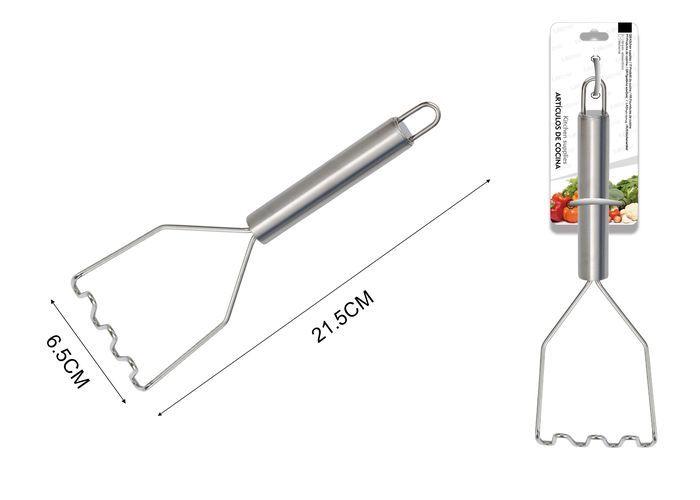 Utensilios de cocina con mango tubular redondo, 21,5 × 6,5 cm