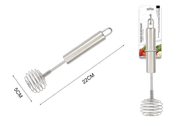 Utensilios de cocina con mango tubular redondo, 22 × 5 × 5 cm