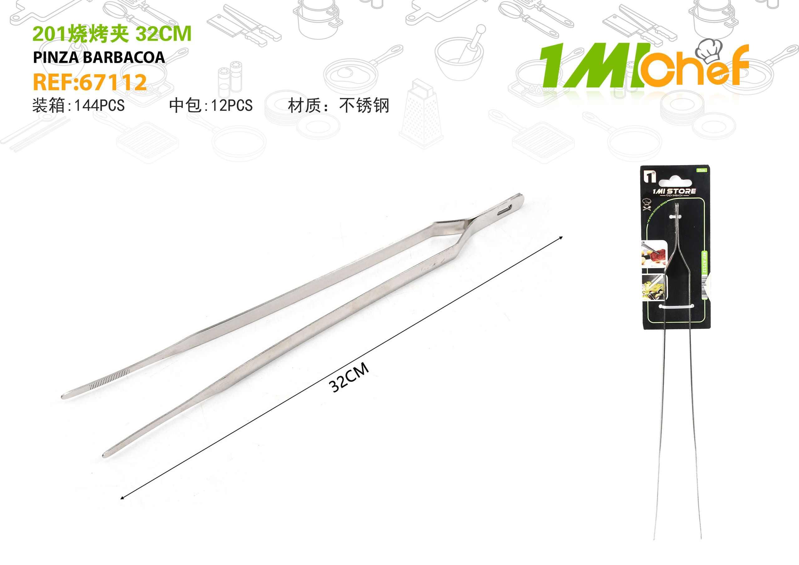 Pinzas para alimentos, 32 cm