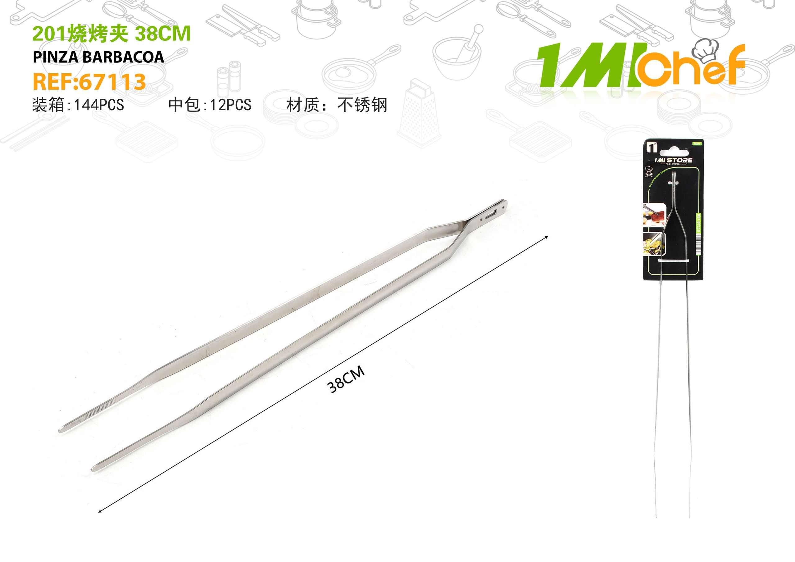 Pinzas para alimentos, 38 cm