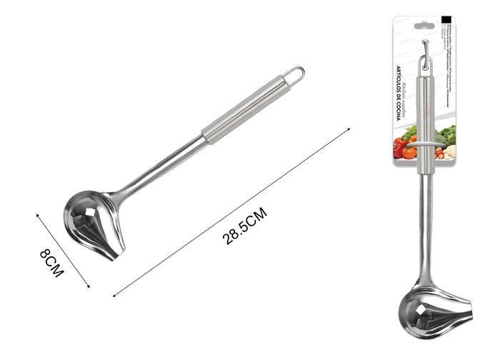 Utensilios de cocina con mango tubular redondo, 28,5 × 8 × 3,5 cm